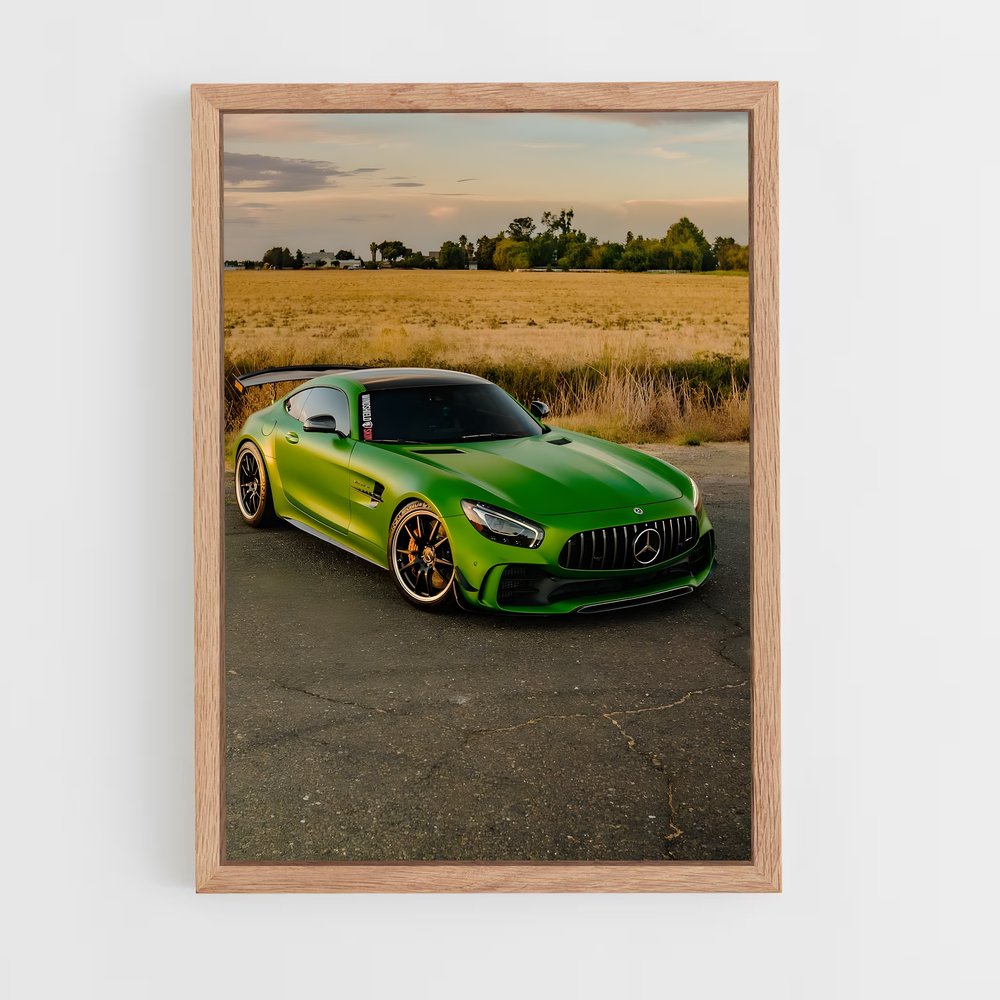 Poster Amg gt r sophistiqué – affiche Mercedes (vue 4)